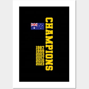 Cricket World Cup Champs - Aus Posters and Art